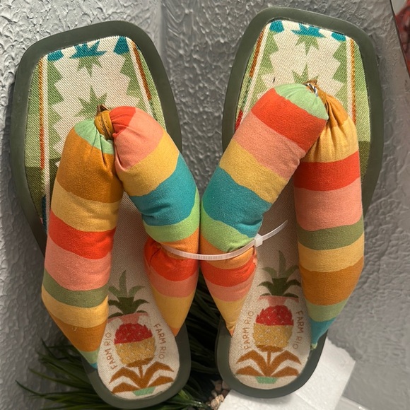 FARM Rio Multicolor Striped Slippers - Picture 5 of 5